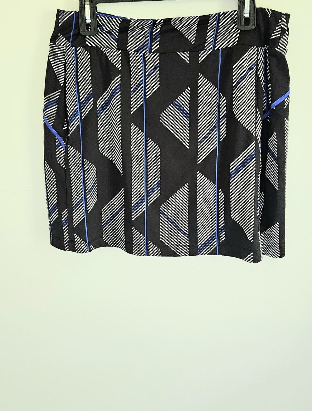 Tail Skorts Black White Geo Print For Golf Tennis